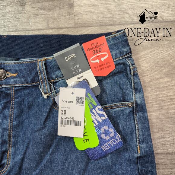 Bossini Capri Jeans Size 30 (10) - Picture 2 of 6